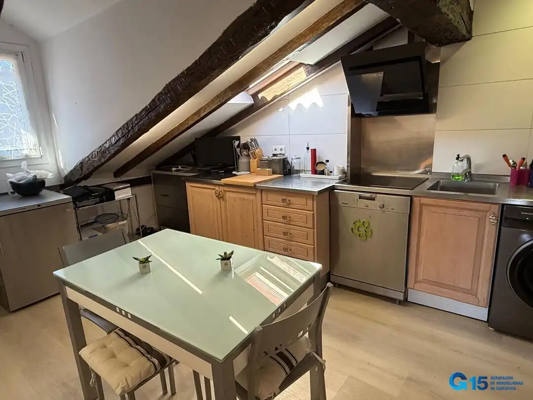 Cocina de Ático en venta en Donostia - San Sebastián  con Calefacción y Amueblado