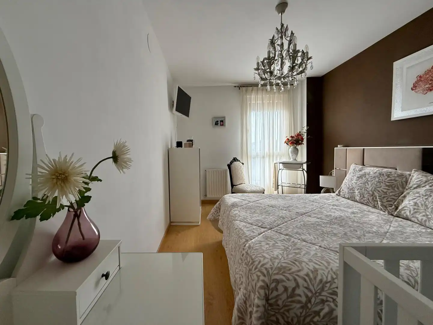 Bedroom of Flat for sale in Tudela  with Air Conditioner, Heating and Parquet flooring