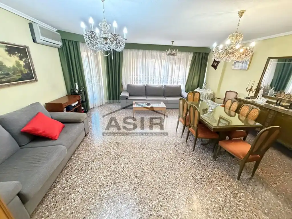 Living room of Flat for sale in Alzira  with Balcony