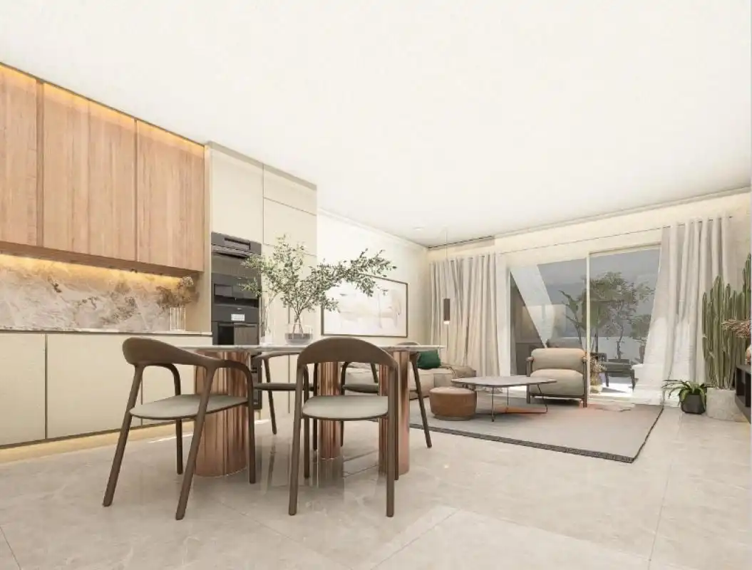 Sala de estar de Apartamento en venta en Pilar de la Horadada con Aire acondicionado, Calefacción y Jardín privado