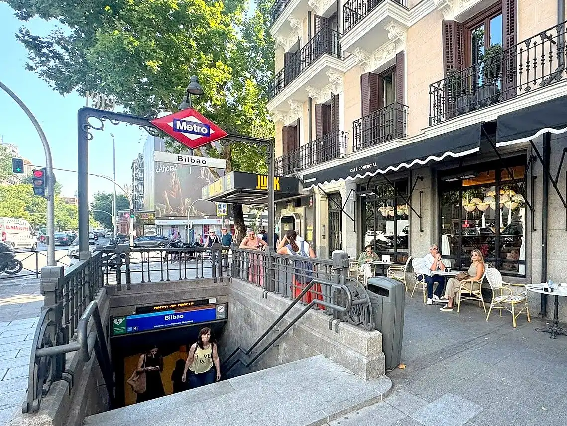 Vista exterior de Pis de lloguer en Madrid amb Aire condicionat, Calefacció i Moblat