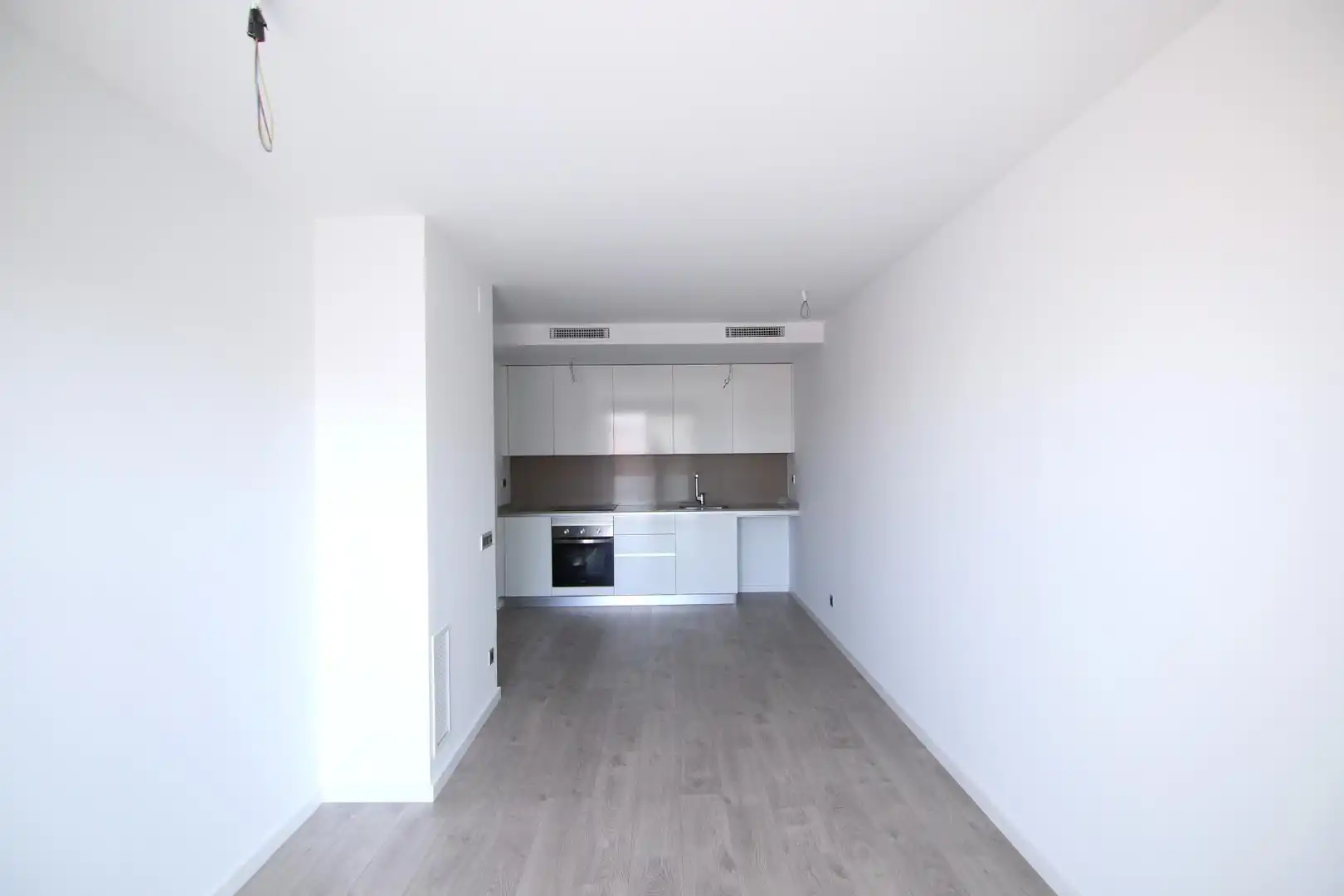 Küche von Wohnung zur Miete in Sabadell mit Klimaanlage, Heizung und Parkett