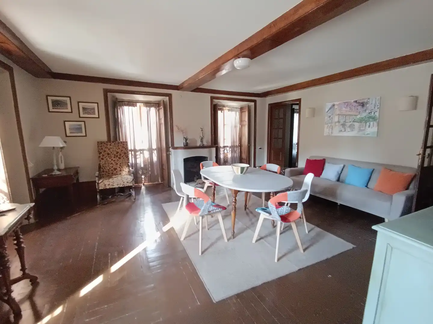 Dining room of Houses for sale in Pontevedra Capital   with Oven, Washing machine and Microwave