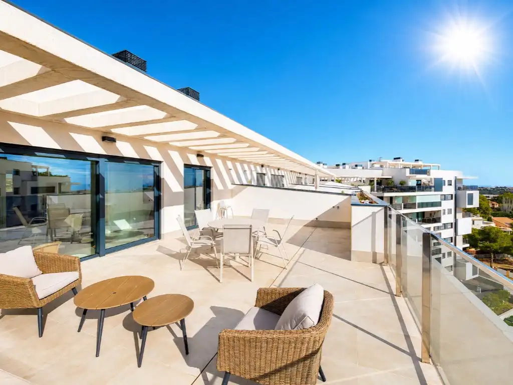 Terraza de Ático en venta en Orihuela con Jardín privado, Terraza y Amueblado