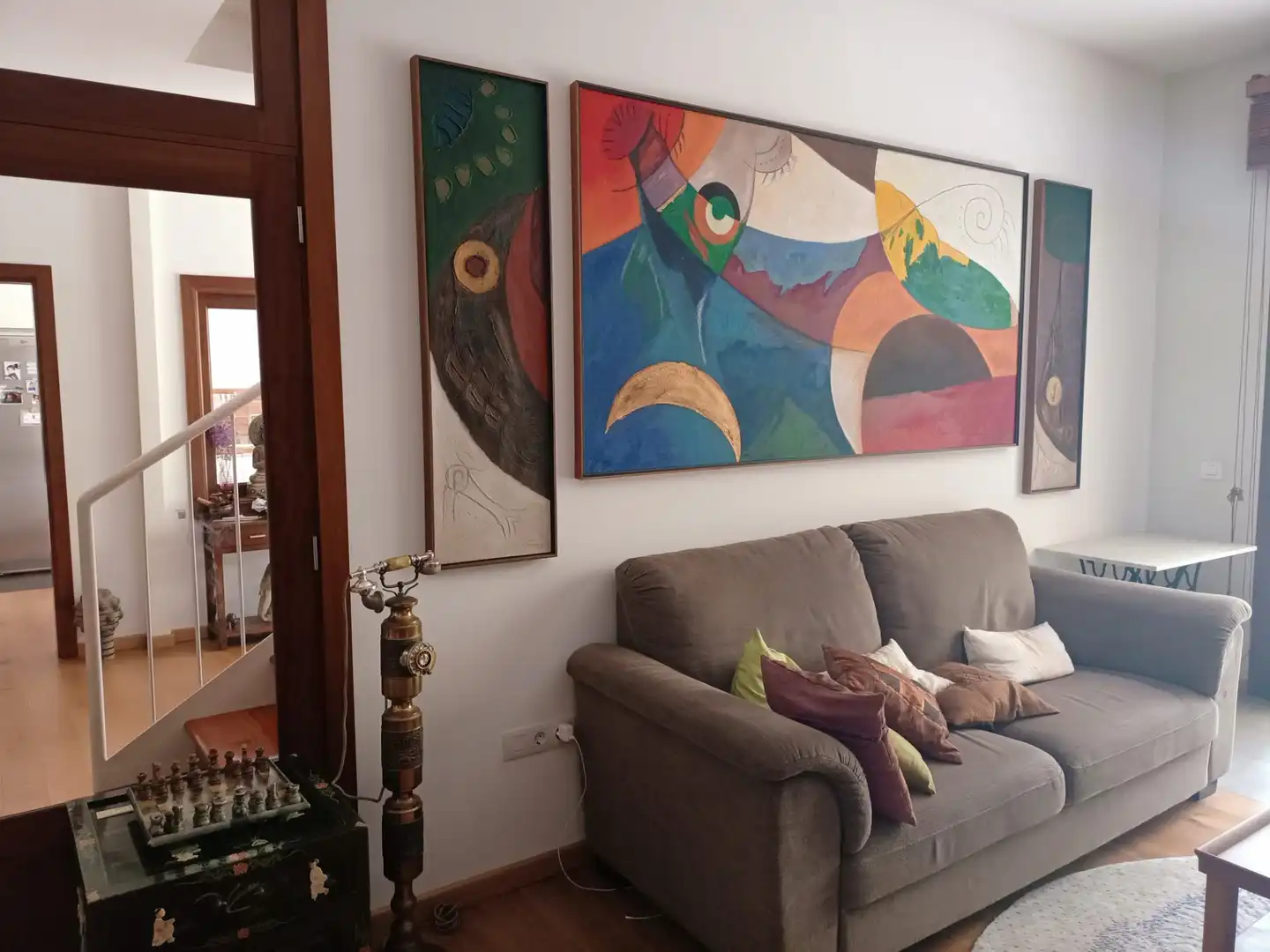Living room of Country homes for sale in San Cristóbal de la Laguna  with Parquet flooring, Terrace and Furnished