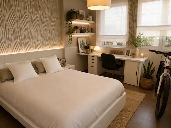 Habitación de Apartamento en venta en Torrox con Aire acondicionado, Calefacción y Jardín privado