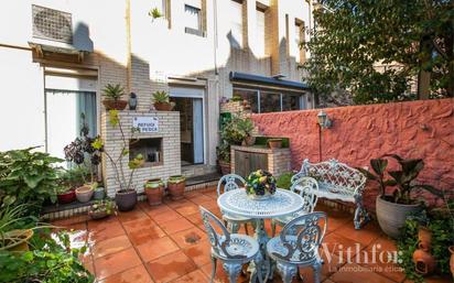 Terrace of Single-family semi-detached for sale in  Barcelona Capital  with Air Conditioner, Heating and Private garden