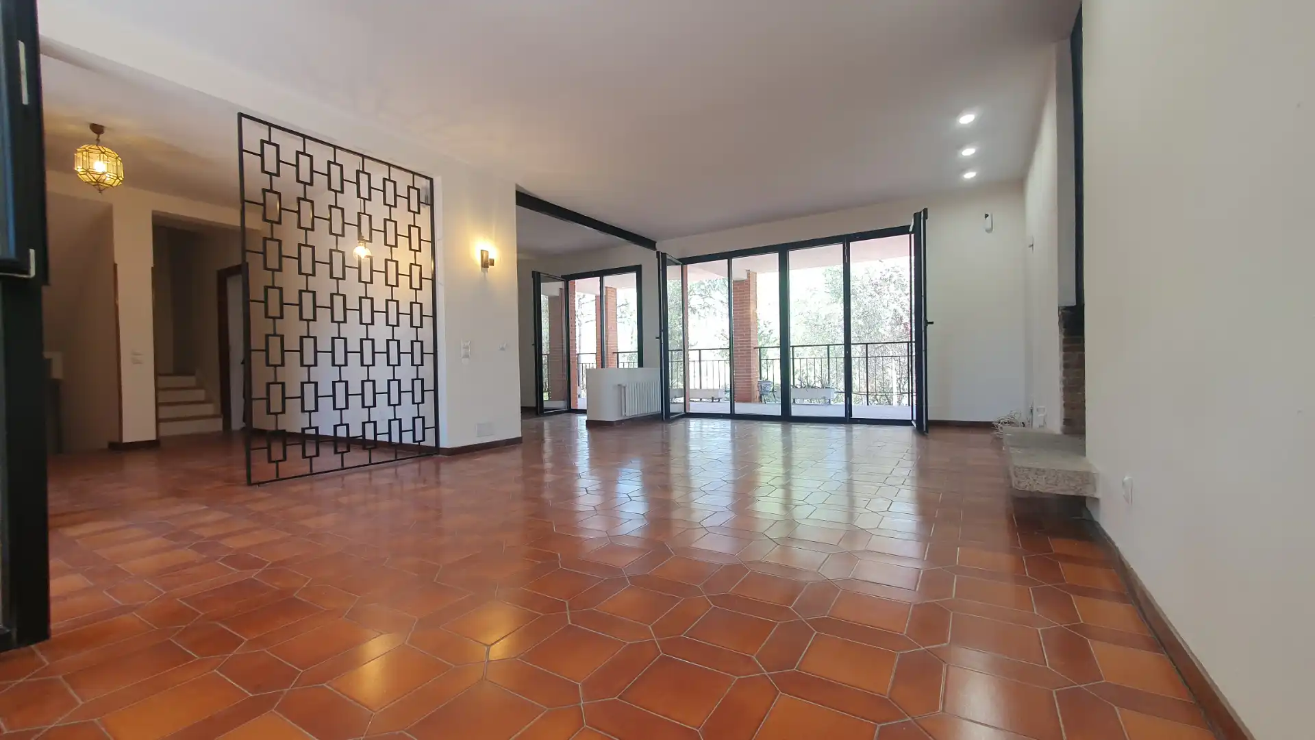 Sala d'estar de Casa o xalet de lloguer en Valdemorillo amb Calefacció, Jardí privat i Terrassa