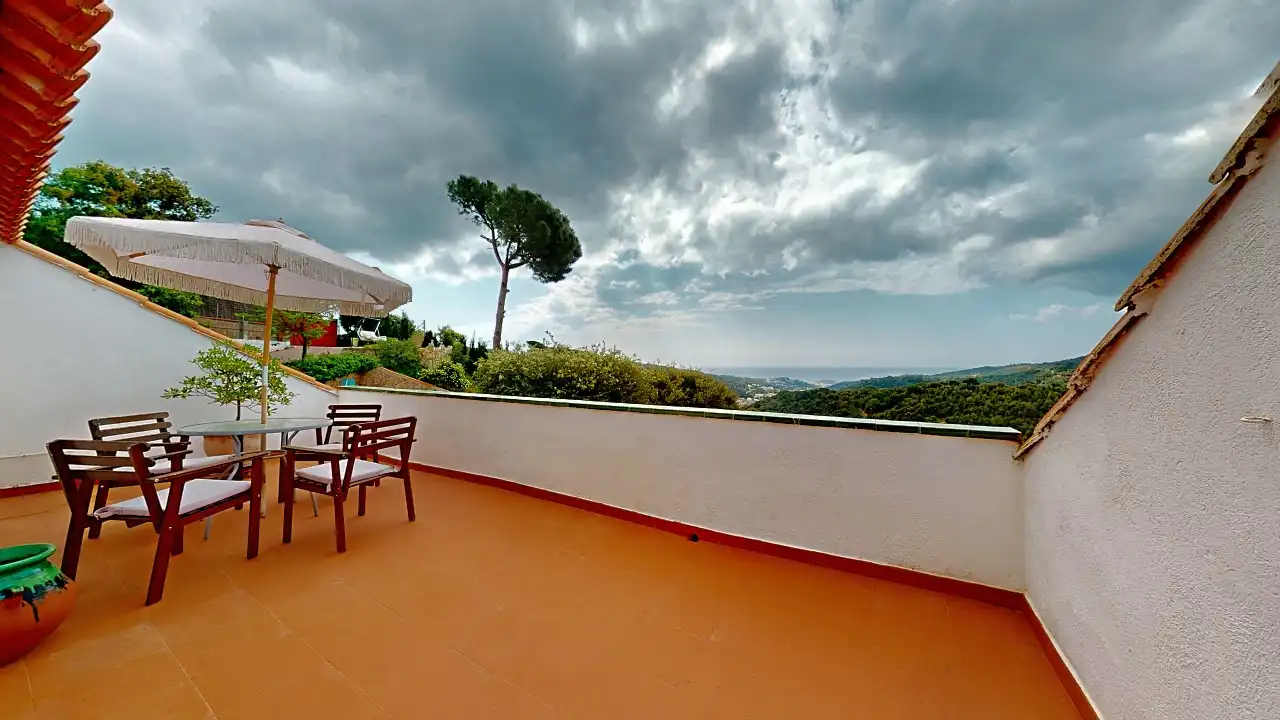 Terrassa de Casa o xalet en venda en Arenys de Munt amb Calefacció, Jardí privat i Terrassa