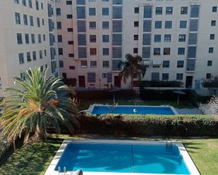 Piscina de Pis de lloguer en  Valencia Capital amb Moblat, Forn i Rentadora