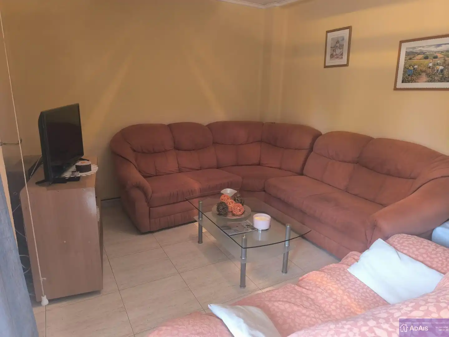 Sala d'estar de Pis en venda en Gandia amb Aire condicionat, Calefacció i Moblat