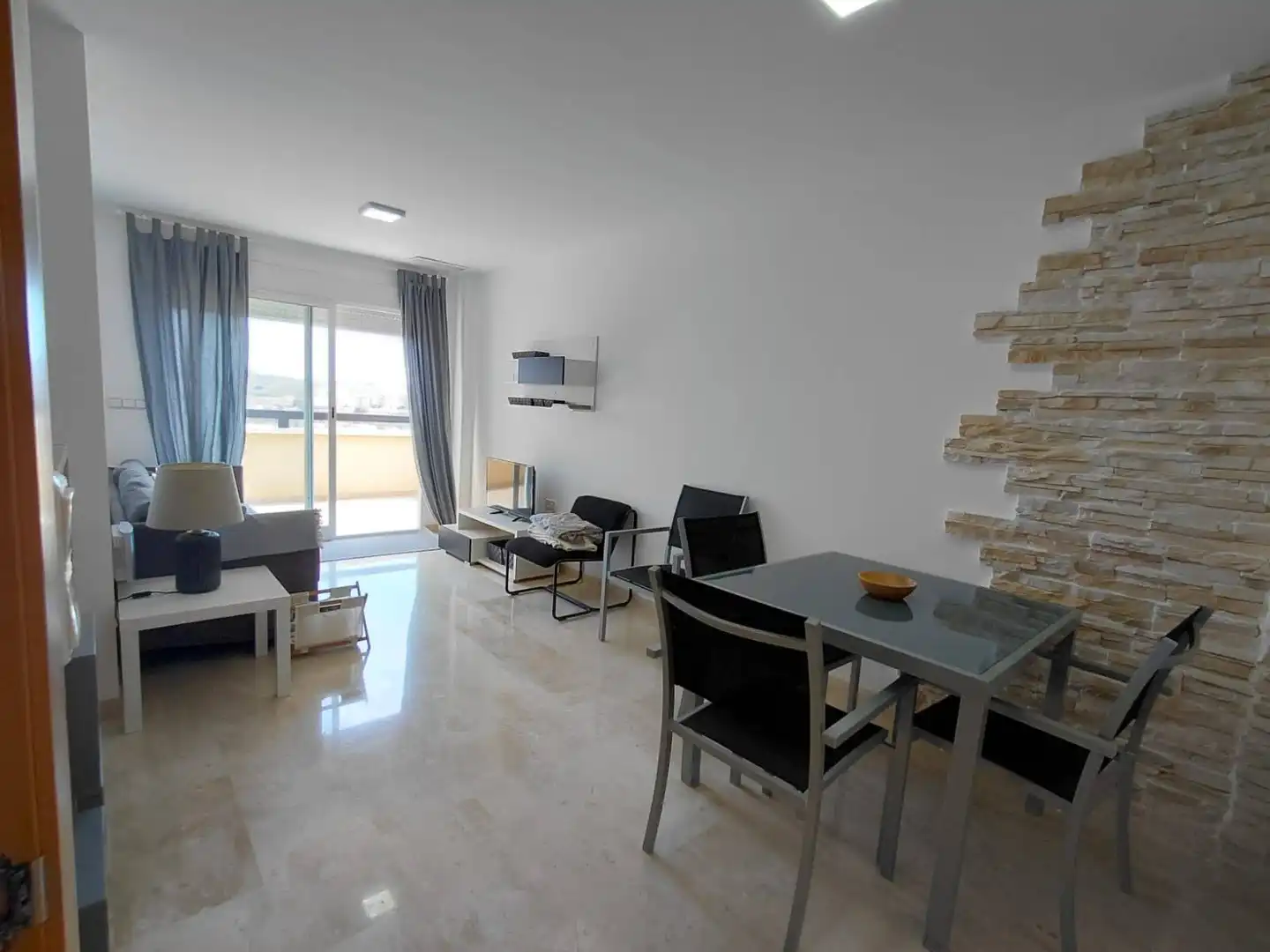 Wohnzimmer von Dachboden zum Verkauf in Murcia mit Klimaanlage, Möbliert und Gemeinschaftspool