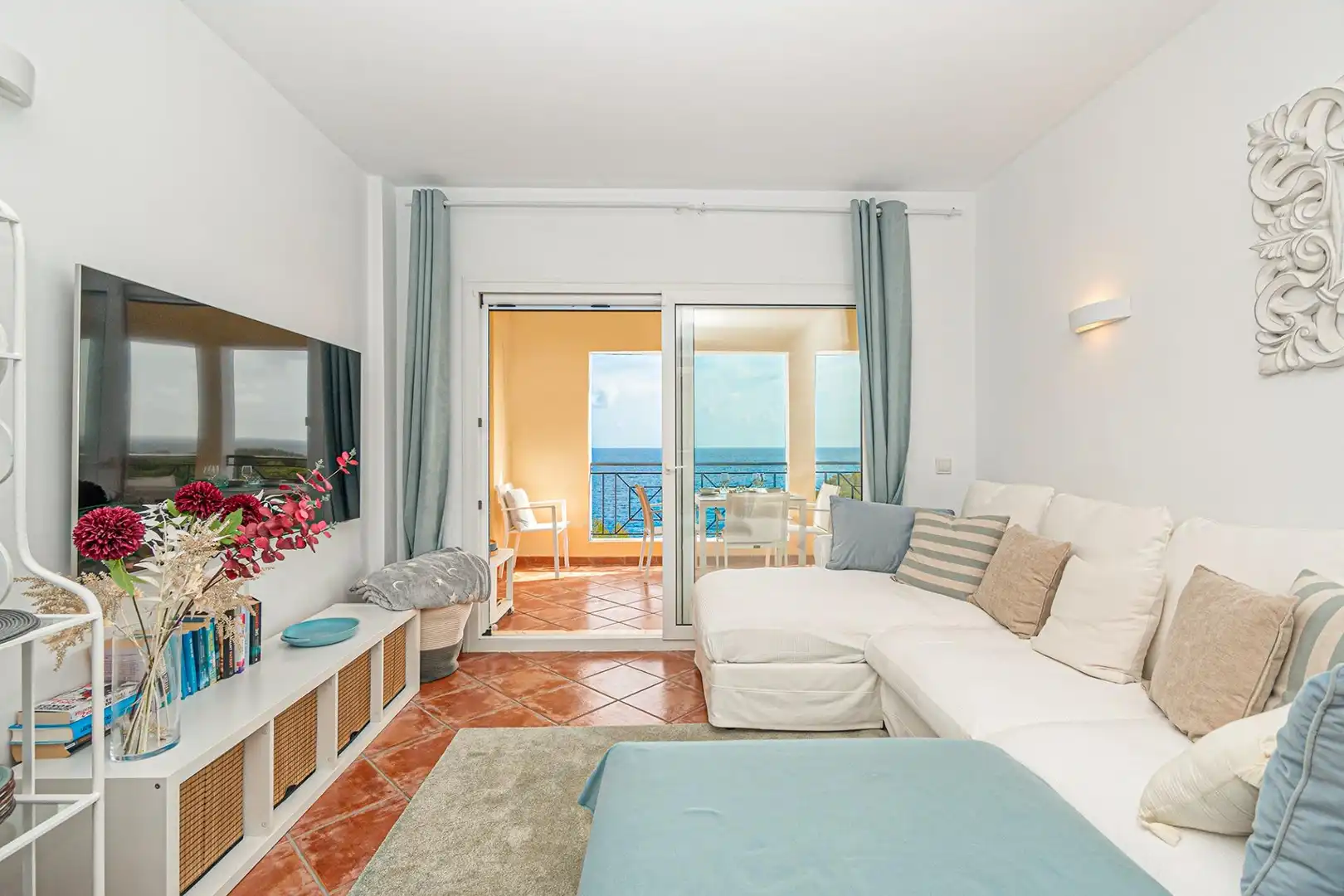 Sala de estar de Piso en venta en Llucmajor con Aire acondicionado, Jardín privado y Terraza