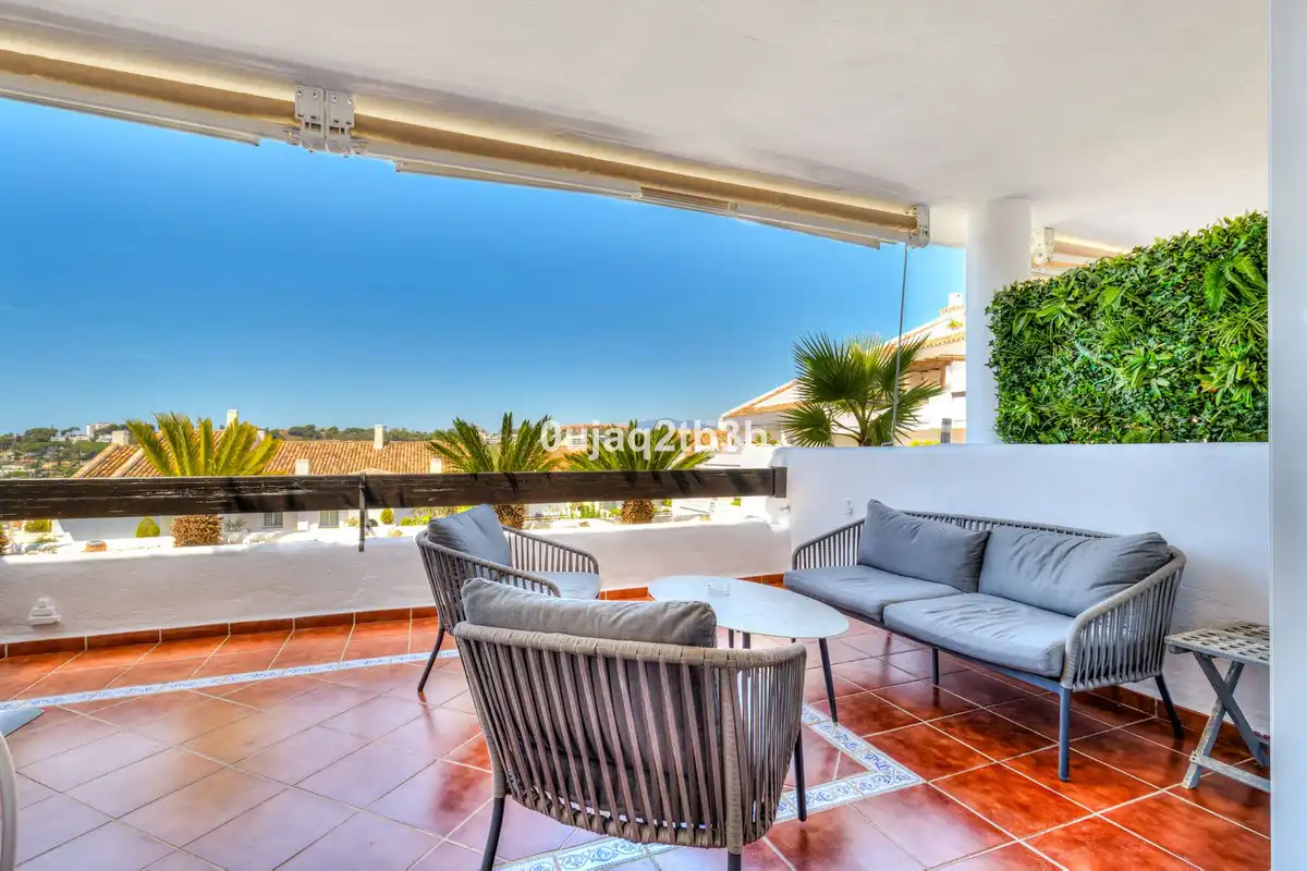 Terrace of Apartments for sale in Marbella  with Air Conditioner, Alarm and Community pool