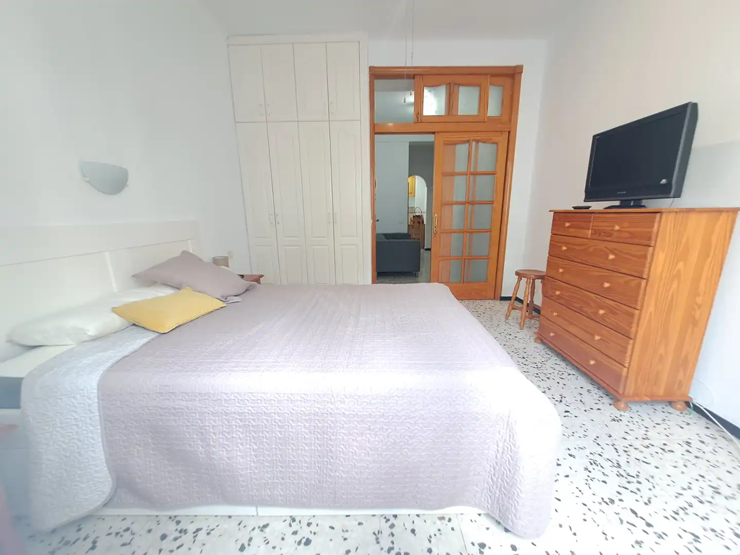 Bedroom of Apartments for rent in Las Palmas de Gran Canaria  with Furnished, Washing machine and Microwave