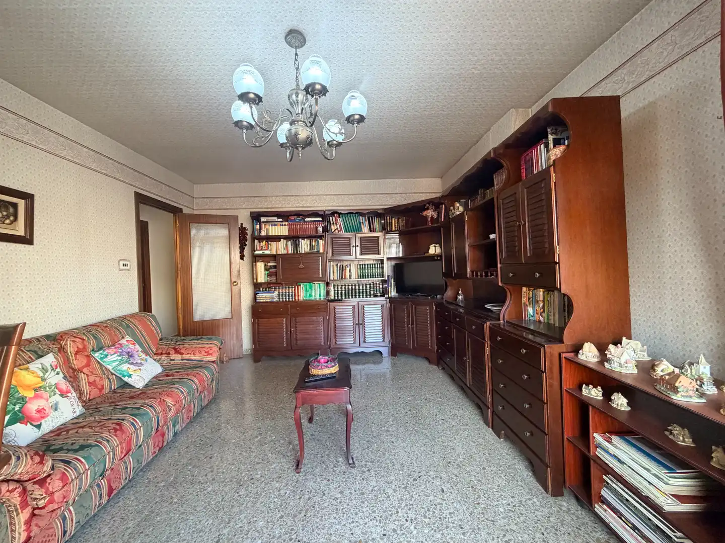 Living room of Flat for sale in Murcia  with Air Conditioner and Balcony