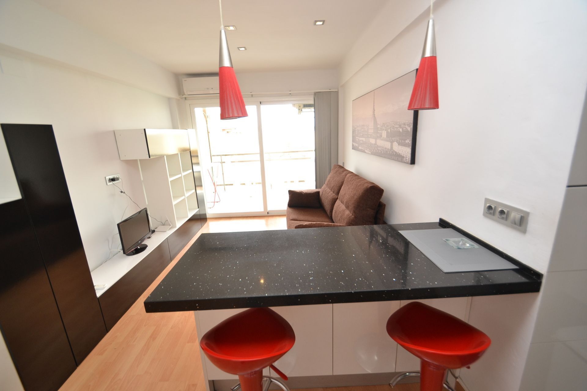 Living room of Apartment to rent in Salou  with Air Conditioner, Heating and Terrace