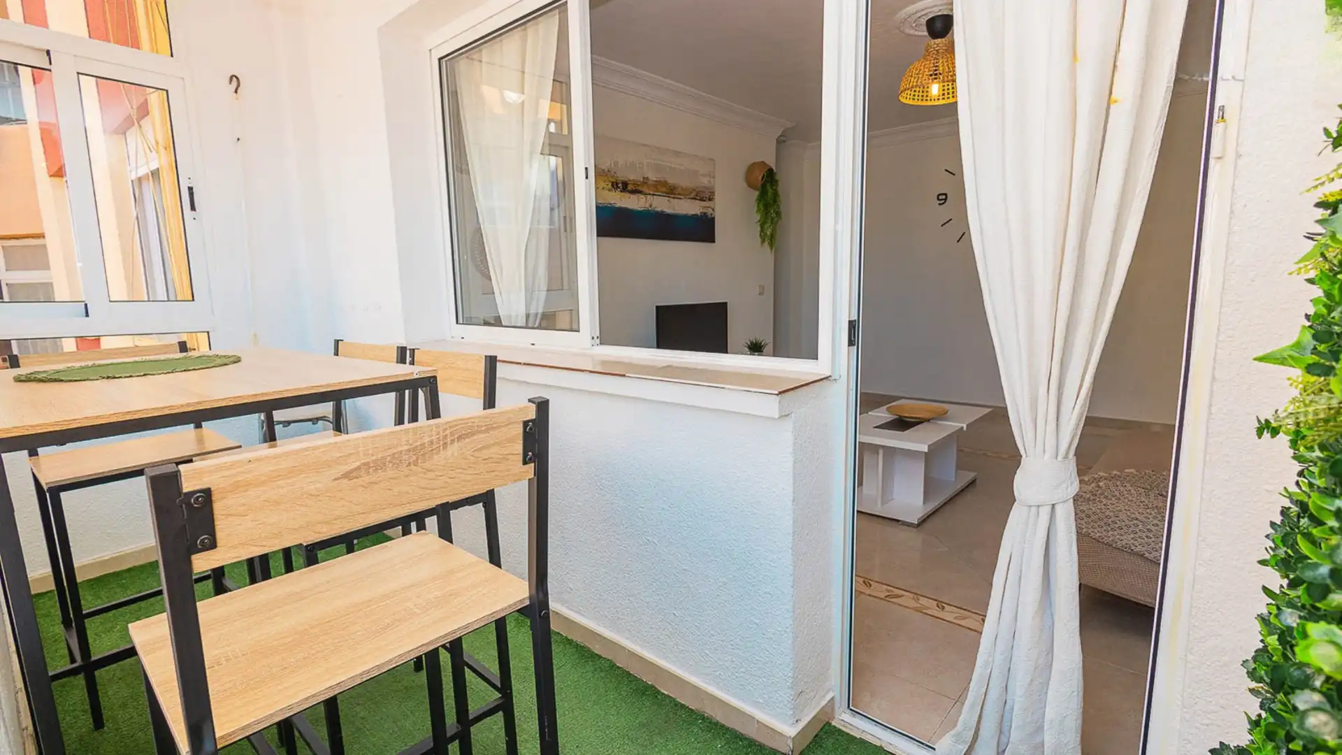 Balcony of Flat for rent in Centro