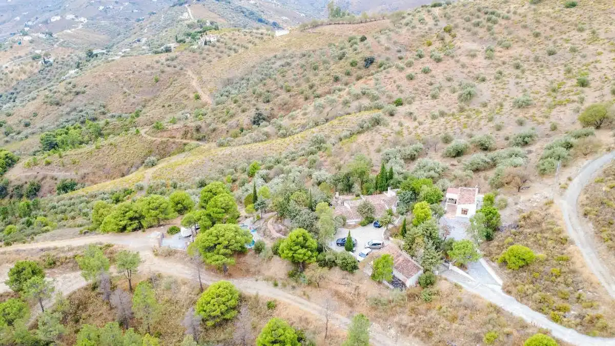 Exterior view of Houses for sale in Canillas de Albaida  with Air Conditioner, Private garden and Terrace