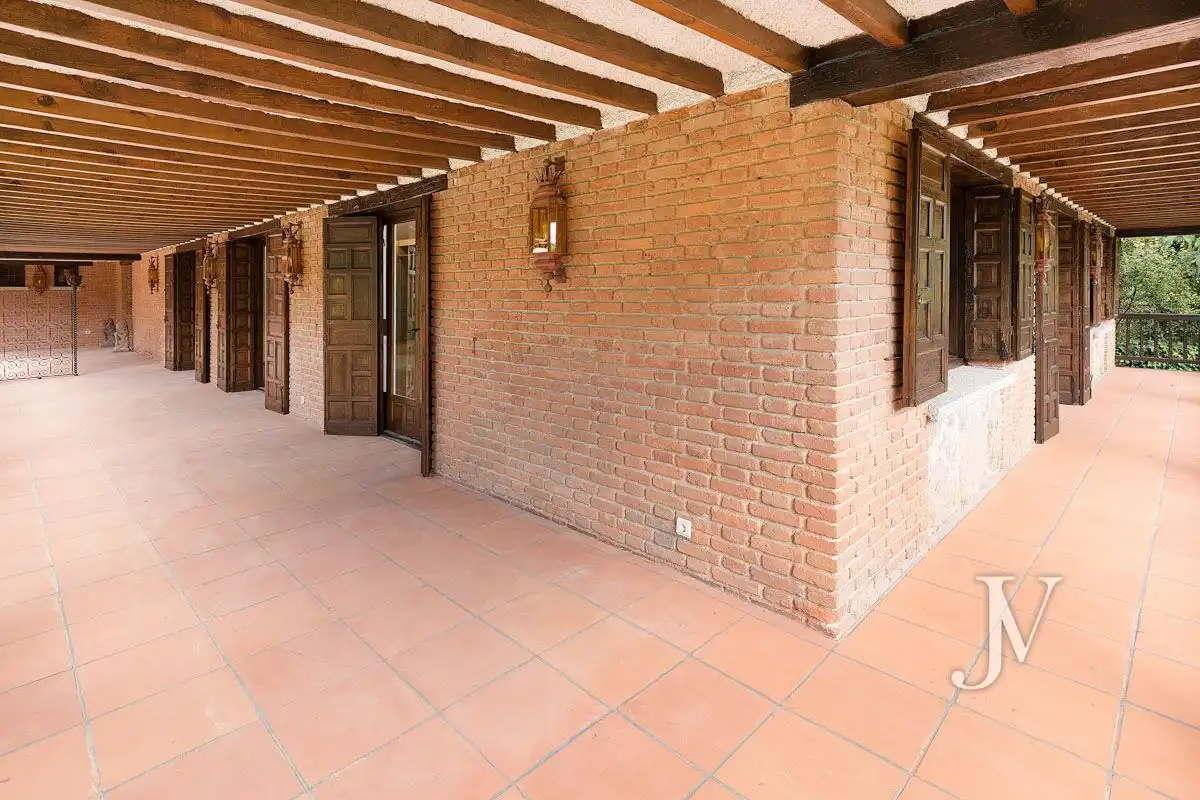 Terrace of Houses for rent in Madrid  with Air Conditioner, Heating and Private garden