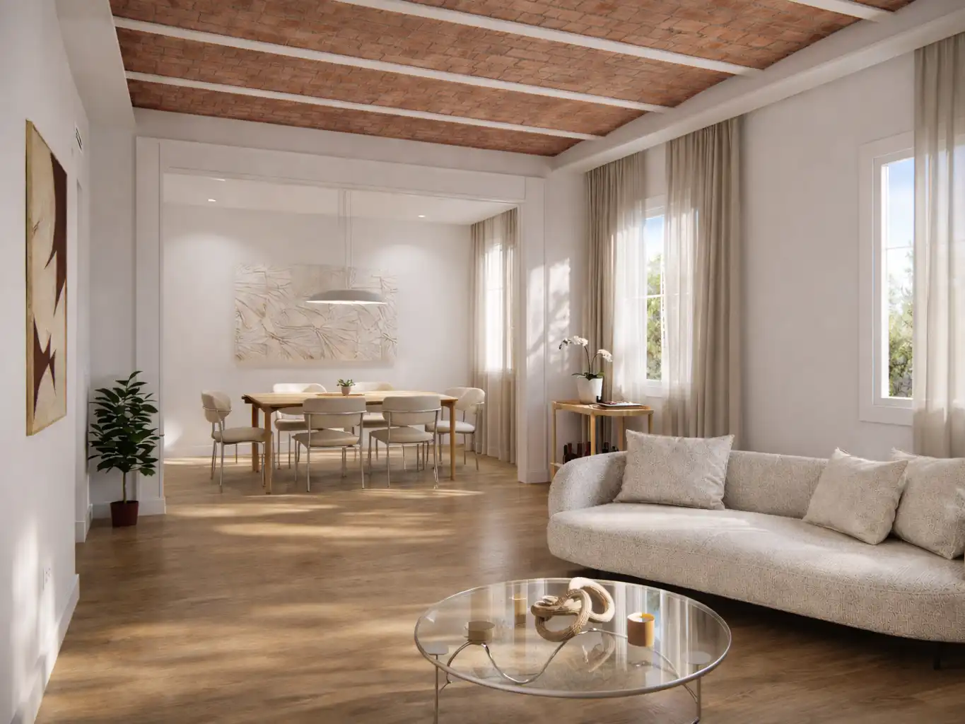 Sala de estar de Piso en venta en Barcelona