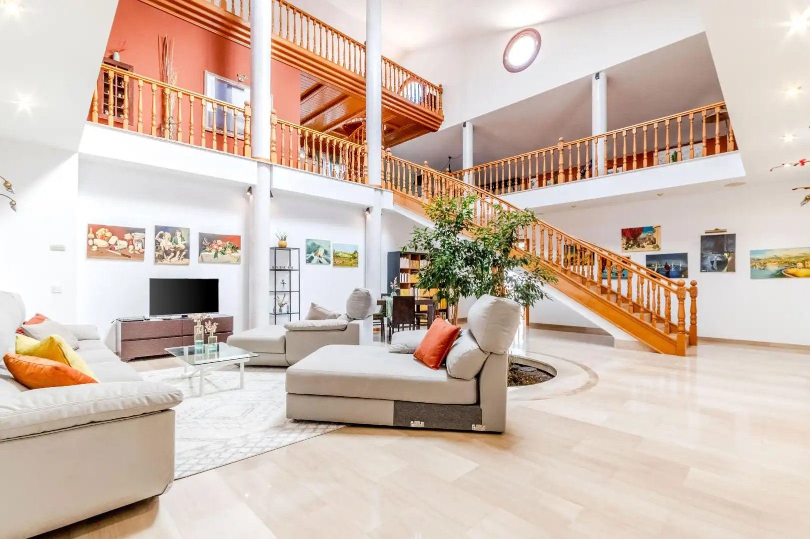 Sala de estar de Casa o chalet en venta en Cubelles con Aire acondicionado, Calefacción y Jardín privado