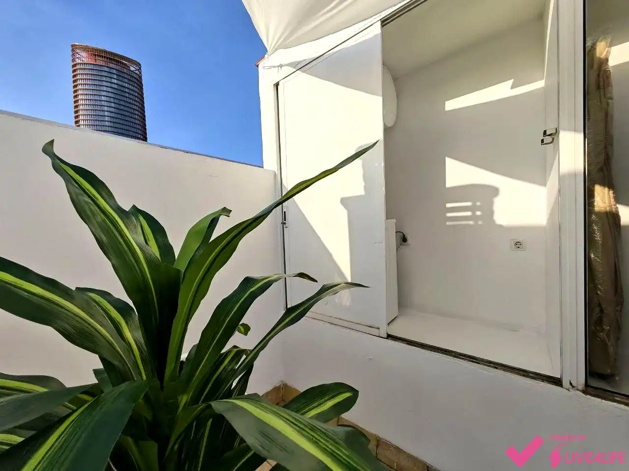 Terrasse von Maisonette zur Miete in Sevilla mit Klimaanlage, Terrasse und Möbliert