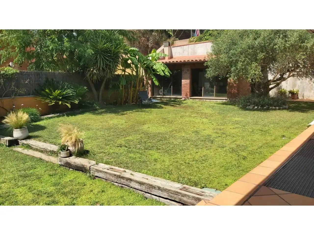 Garden of Houses for rent in Sant Cugat del Vallès  with Air Conditioner, Heating and Private garden
