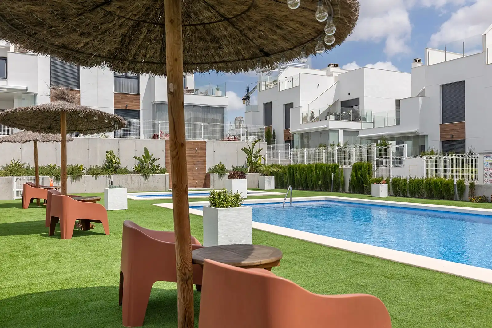 Terrasse von Erdgeschoss zum Verkauf in Orihuela mit Klimaanlage, Terrasse und Möbliert