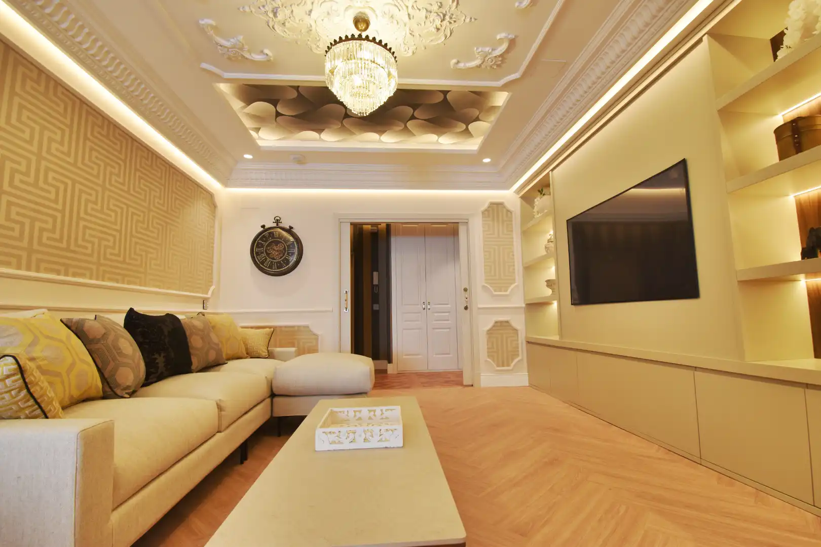 Sala de estar de Piso en venta en Madrid con Aire acondicionado, Calefacción y Amueblado