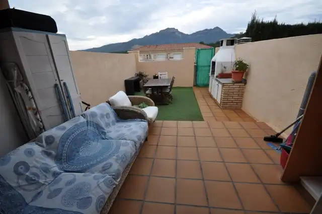 Terraza de Casa adosada en venta en Mont-roig del Camp con Aire acondicionado y Piscina comunitaria