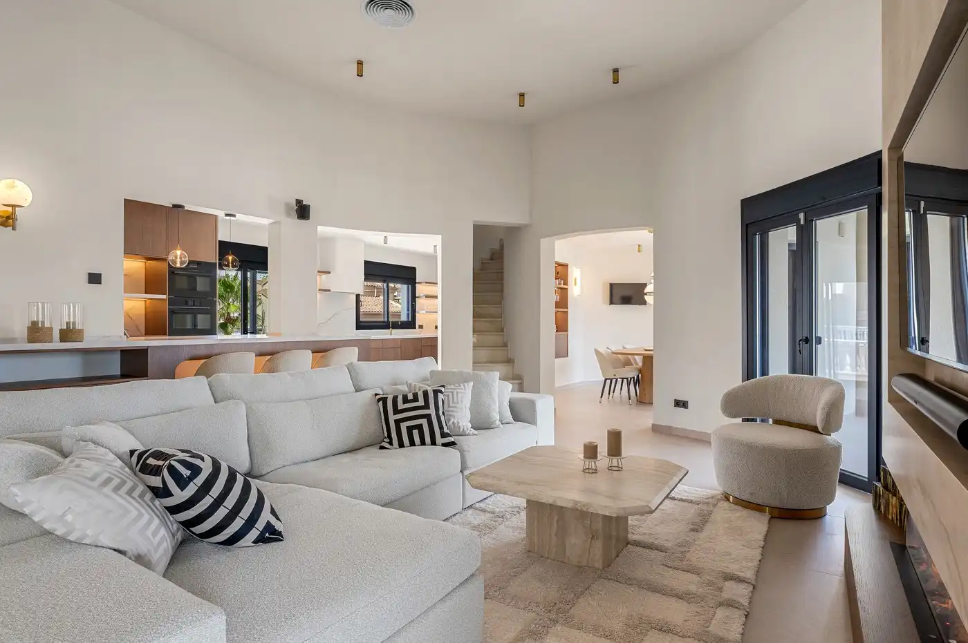 Sala de estar de Casa o chalet en venta en Benijófar con Aire acondicionado, Terraza y Piscina