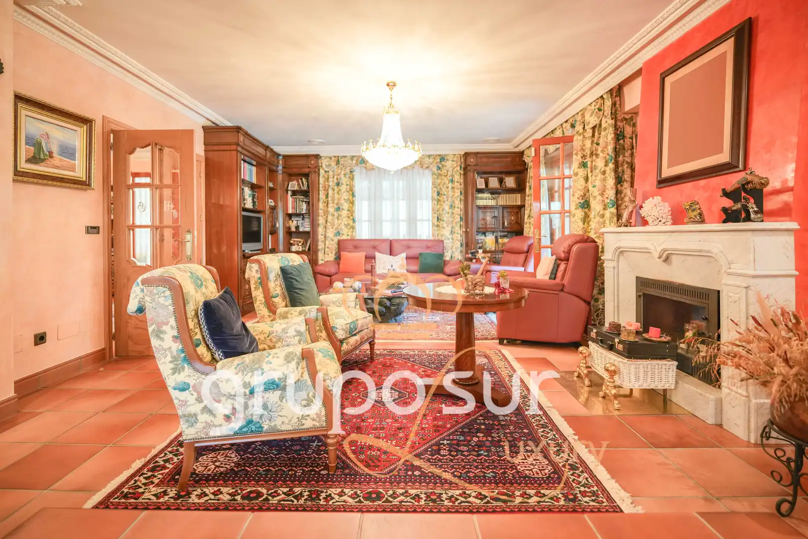 Sala de estar de Casa o chalet en venta en Traspinedo con Calefacción, Jardín privado y Terraza