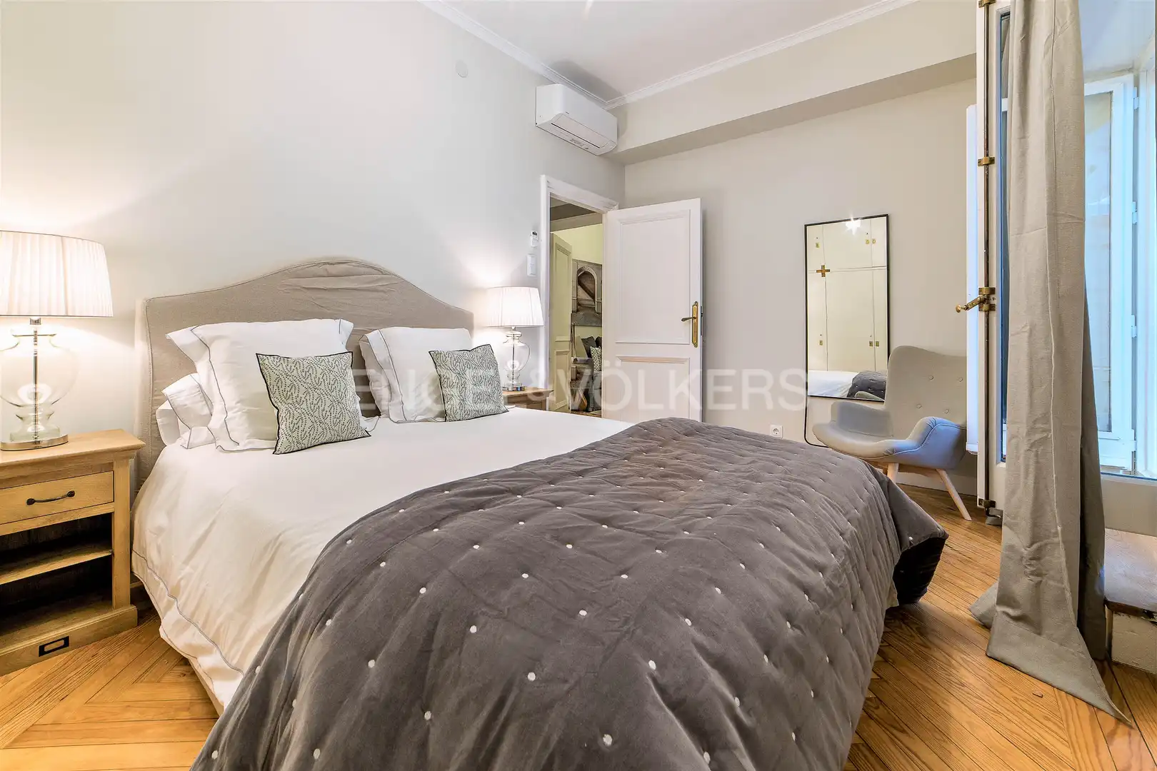 Habitación de Piso de alquiler en Madrid con Aire acondicionado, Calefacción y Parquet