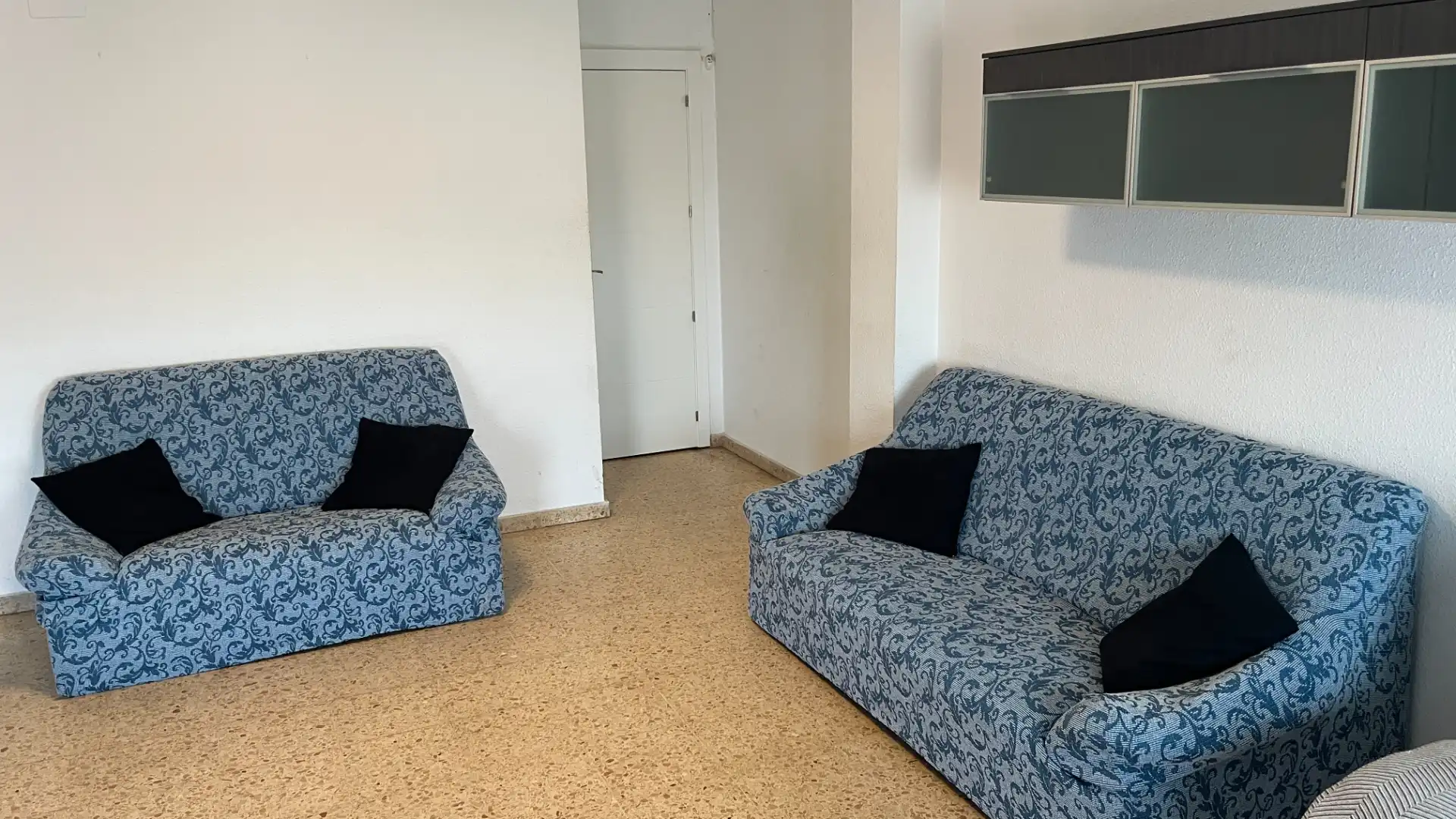 Sala d'estar de Pis de lloguer en Valencia amb Aire condicionat, Moblat i Forn