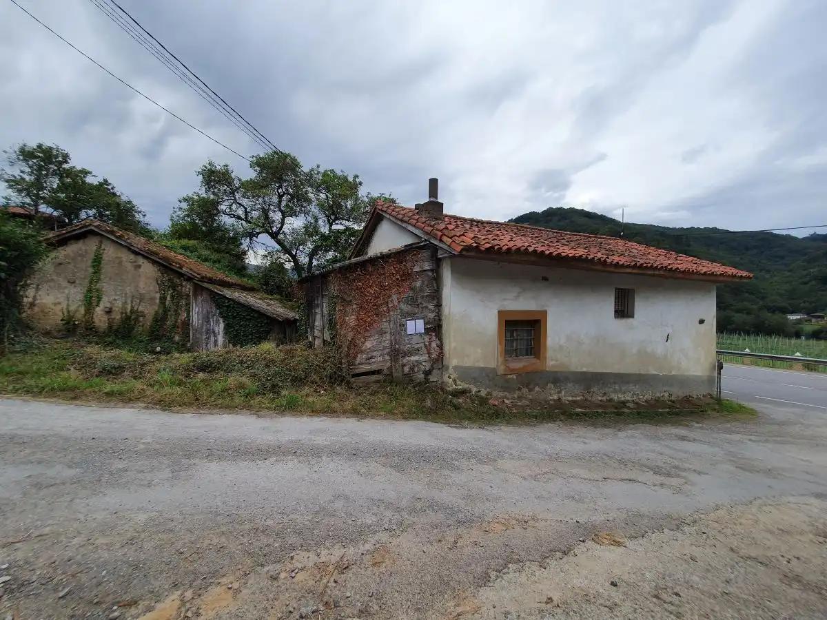Vista exterior de Casa o xalet en venda en Salas amb Jardí privat i Terrassa
