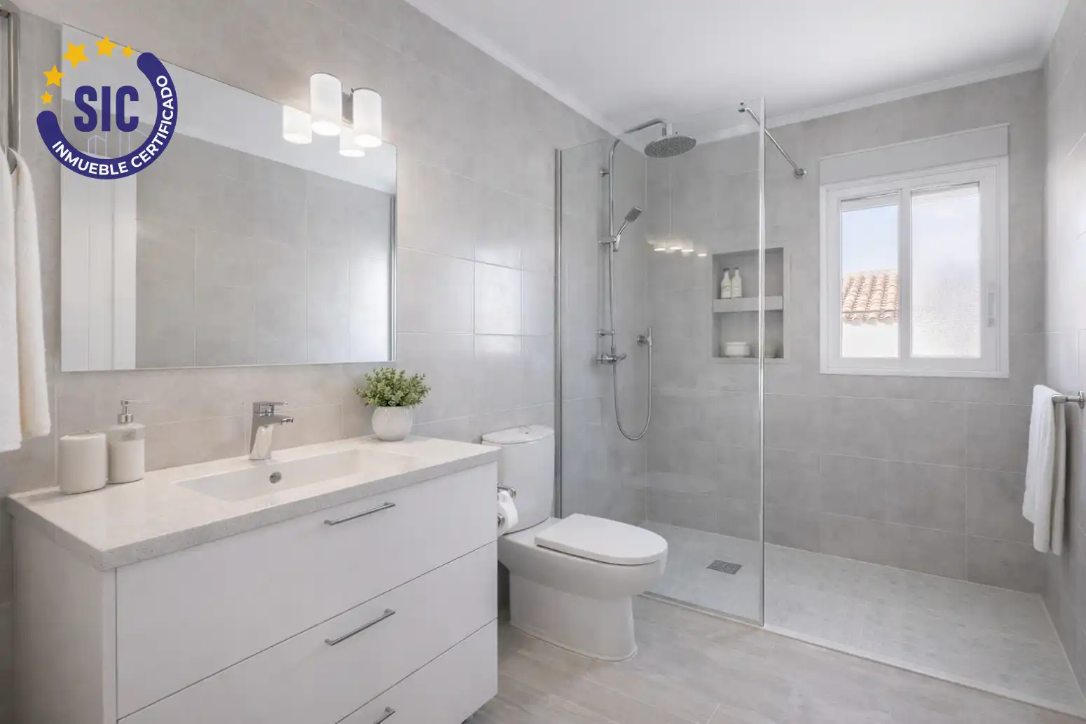 Bathroom of Houses for sale in L'Eliana  with Air Conditioner, Heating and Private garden