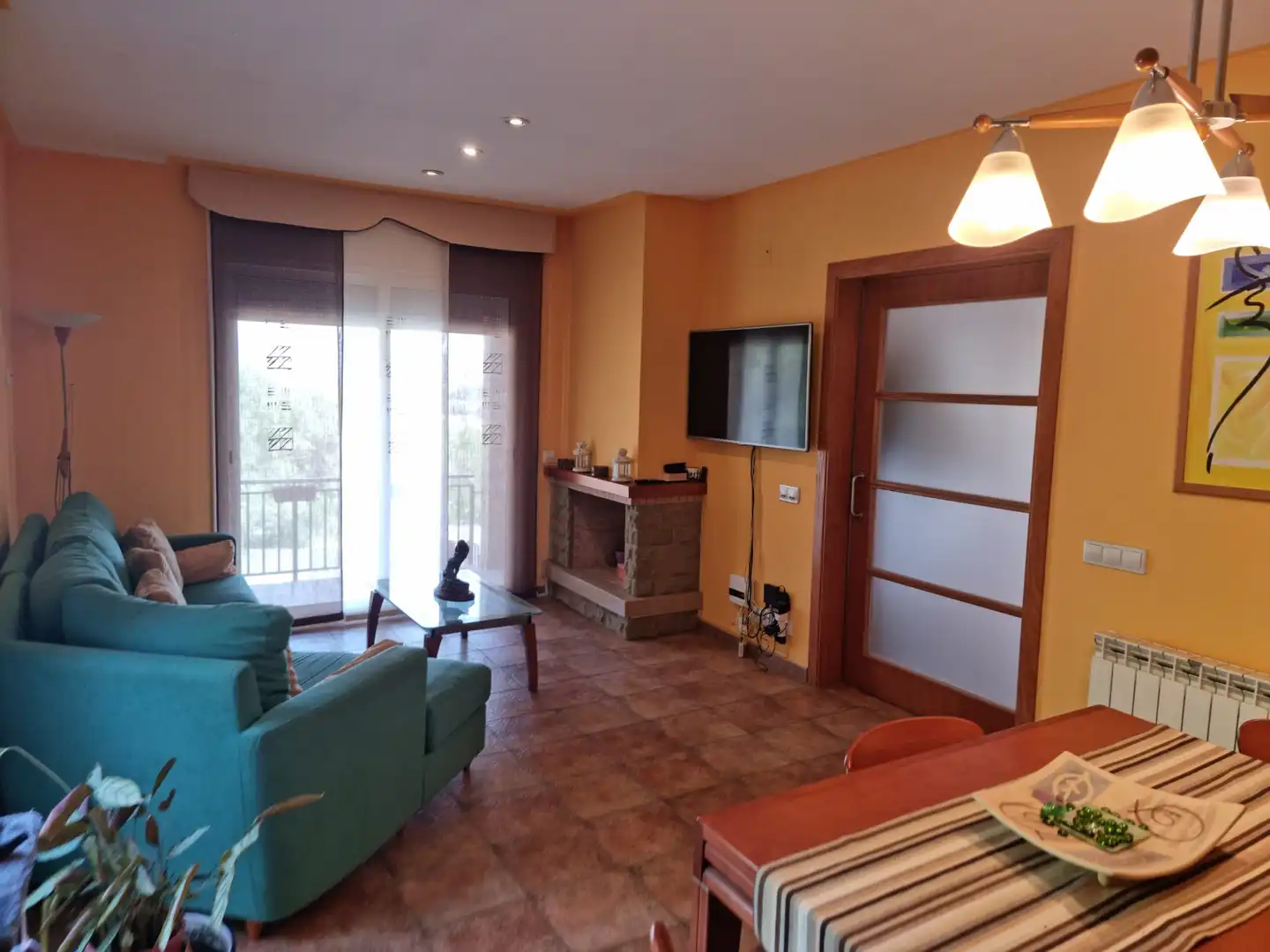 Sala d'estar de Casa o xalet en venda en Vilanova del Vallès amb Calefacció, Jardí privat i Terrassa