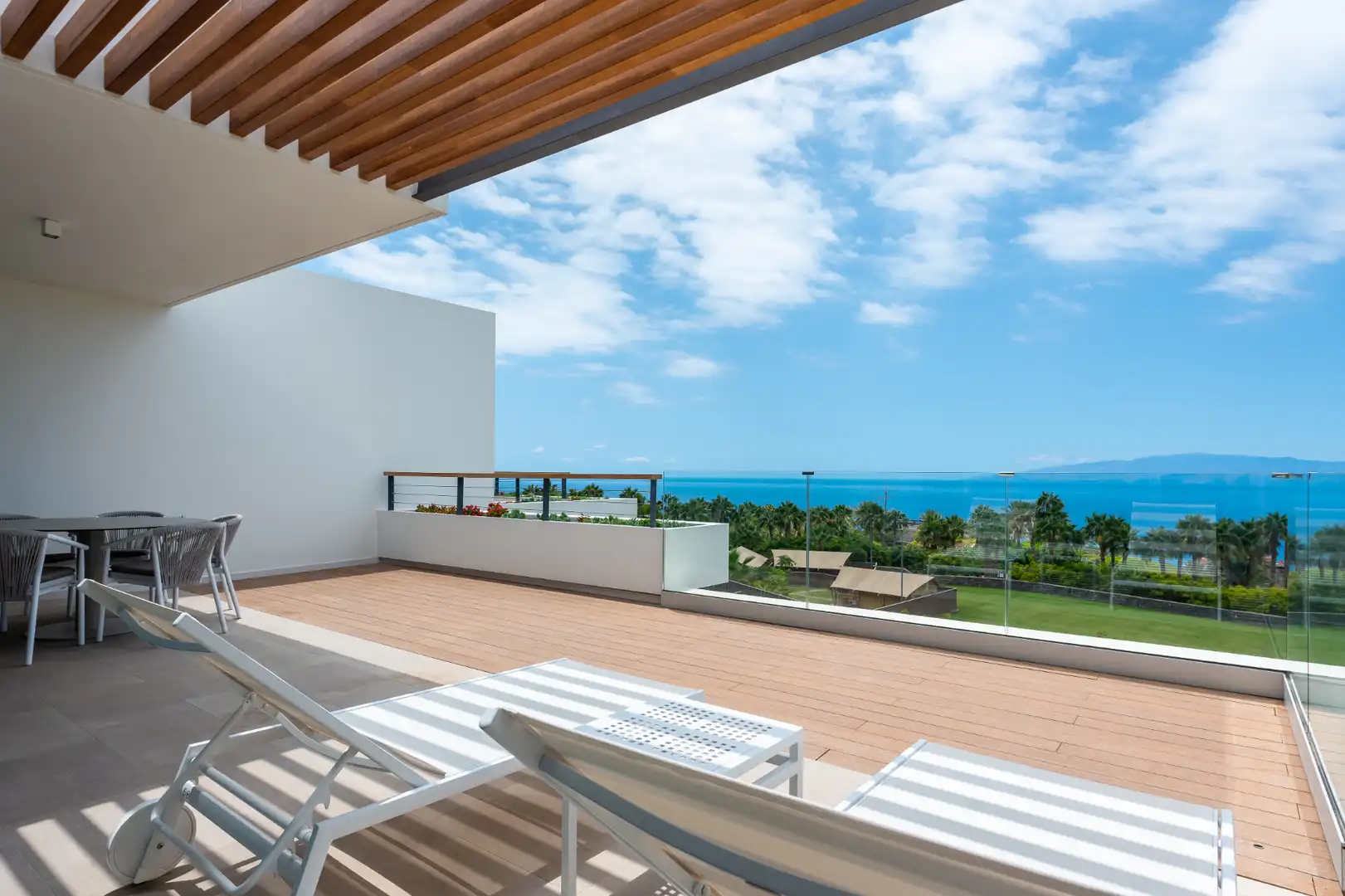 Terrace of Duplexes for sale in Santiago del Teide  with Air Conditioner, Terrace and Furnished