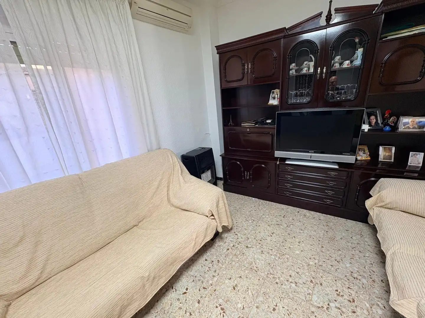 Sala de estar de Casa o chalet en venta en Almansa con Aire acondicionado