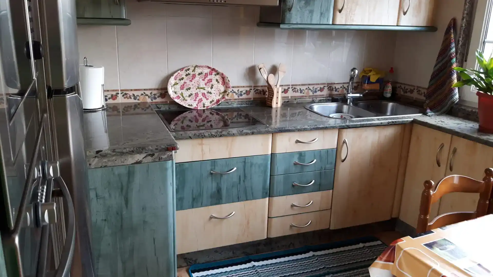 Cuina de Pis de lloguer en Lugo Capital amb Aire condicionat i Balcó