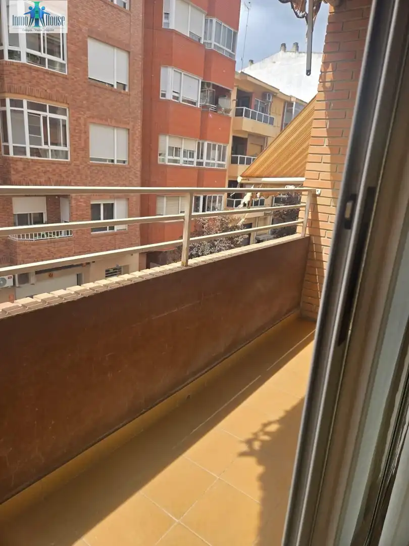 Balcony of Flat for sale in Albacete  with Heating, Terrace and Storage room