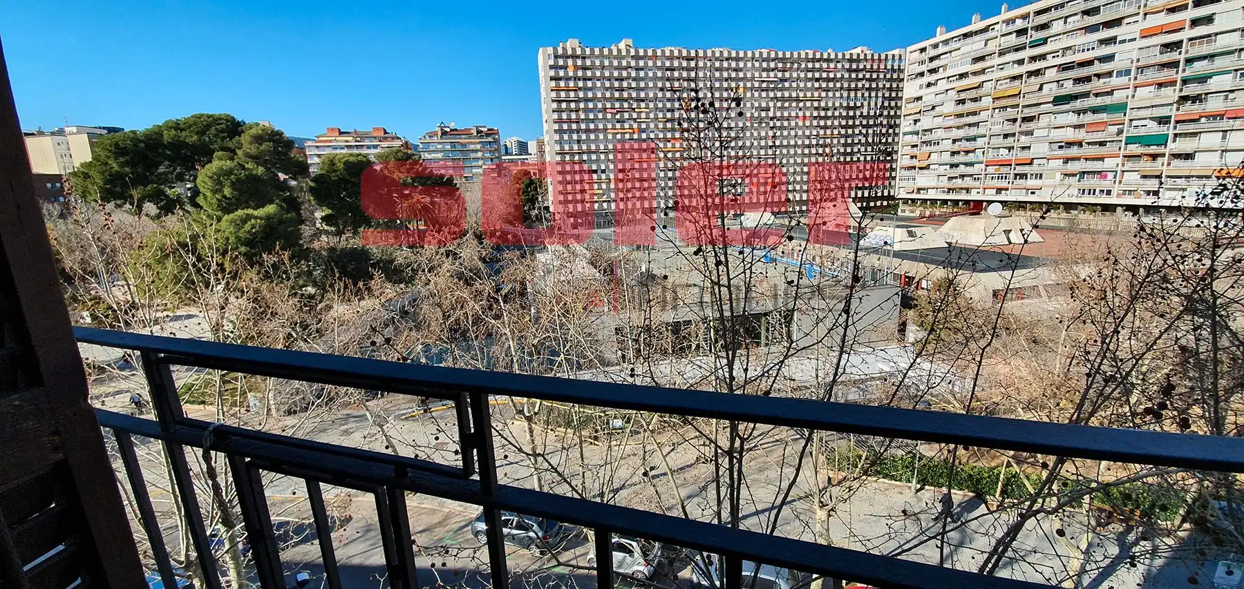 Vista exterior de Piso de alquiler en Barcelona con Aire acondicionado, Calefacción y Parquet