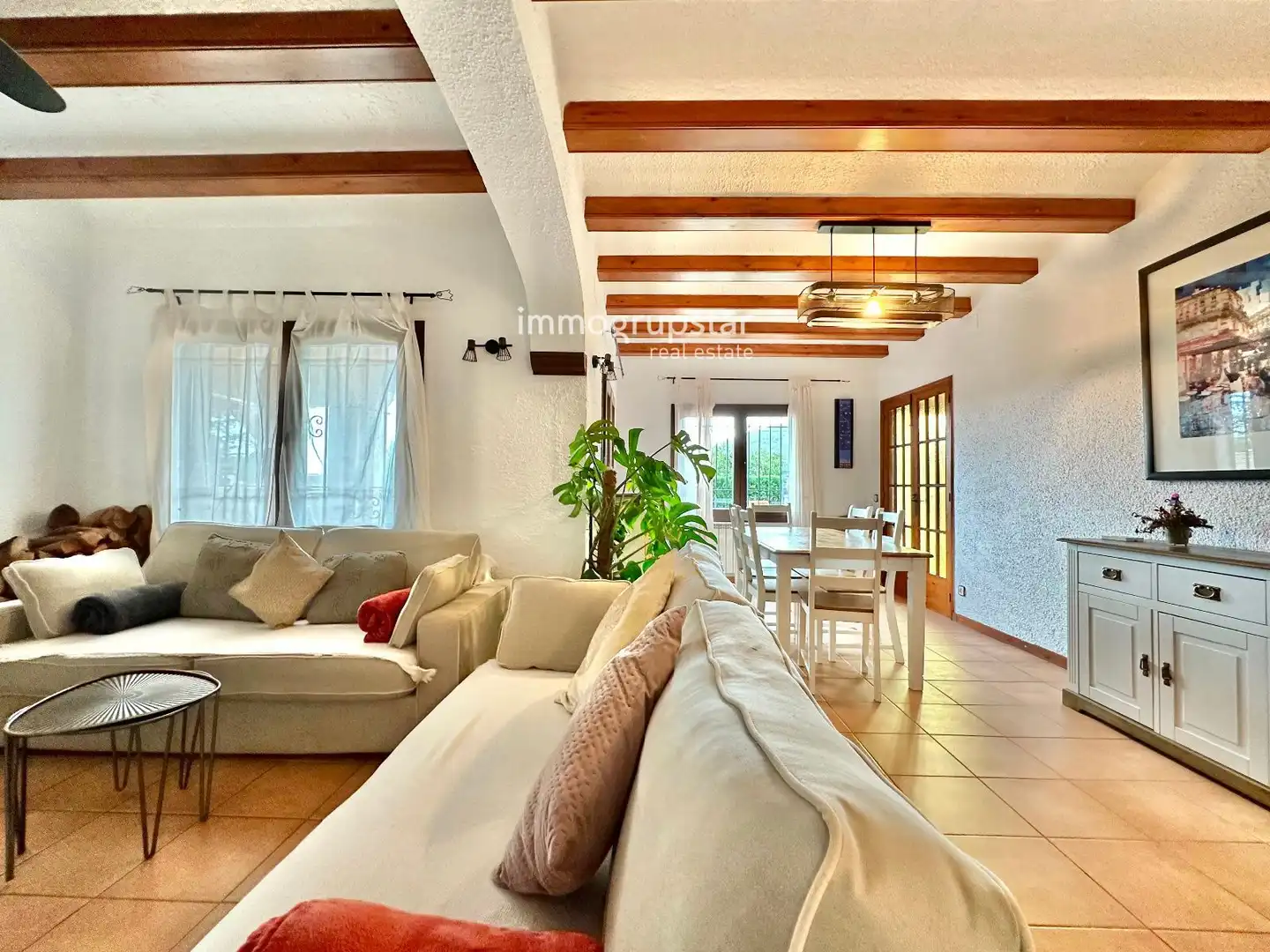 Sala d'estar de Casa o xalet en venda en Calonge i Sant Antoni amb Aire condicionat, Calefacció i Terrassa