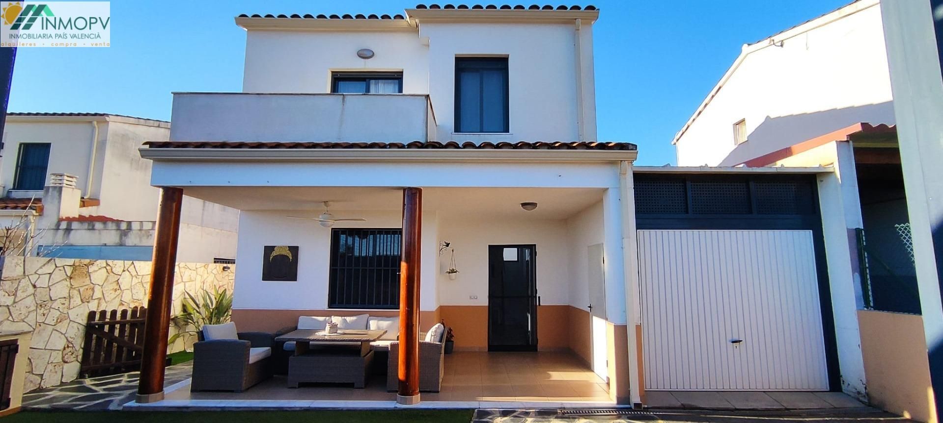 Außenansicht von Einfamilien-Reihenhaus zum Verkauf in Peñíscola / Peníscola mit Klimaanlage, Privatgarten und Terrasse