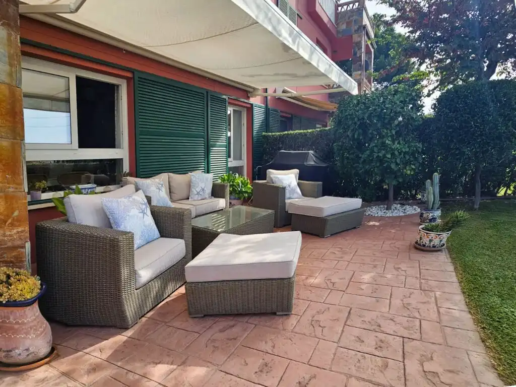 Terraza de Apartamento en venta en Benalmádena con Aire acondicionado, Jardín privado y Terraza