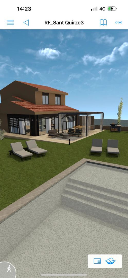 Terrace of Single-family semi-detached for sale in Sant Quirze del Vallès  with Private garden and Swimming Pool