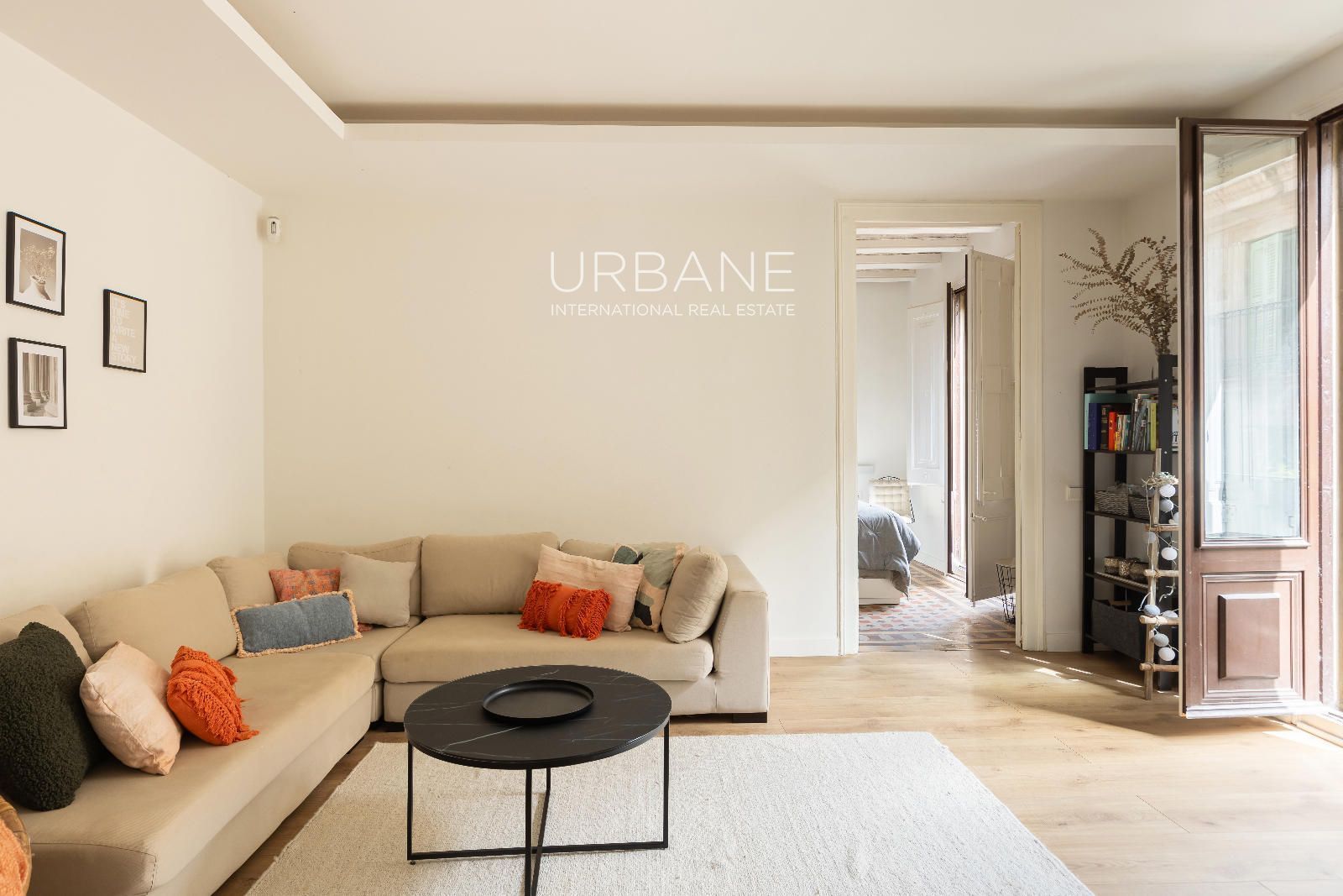 Living room of Flat to rent in  Barcelona Capital  with Air Conditioner, Heating and Furnished