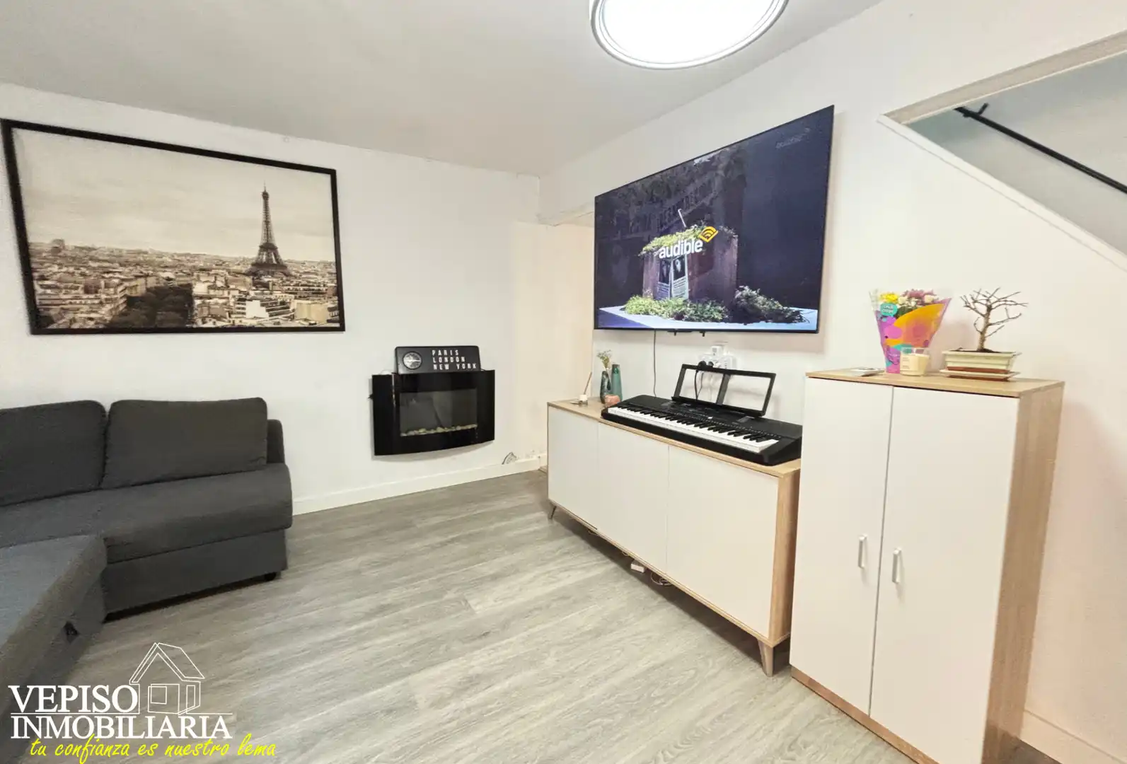 Sala de estar de Casa o chalet en venta en Arganda del Rey con Aire acondicionado, Calefacción y Parquet