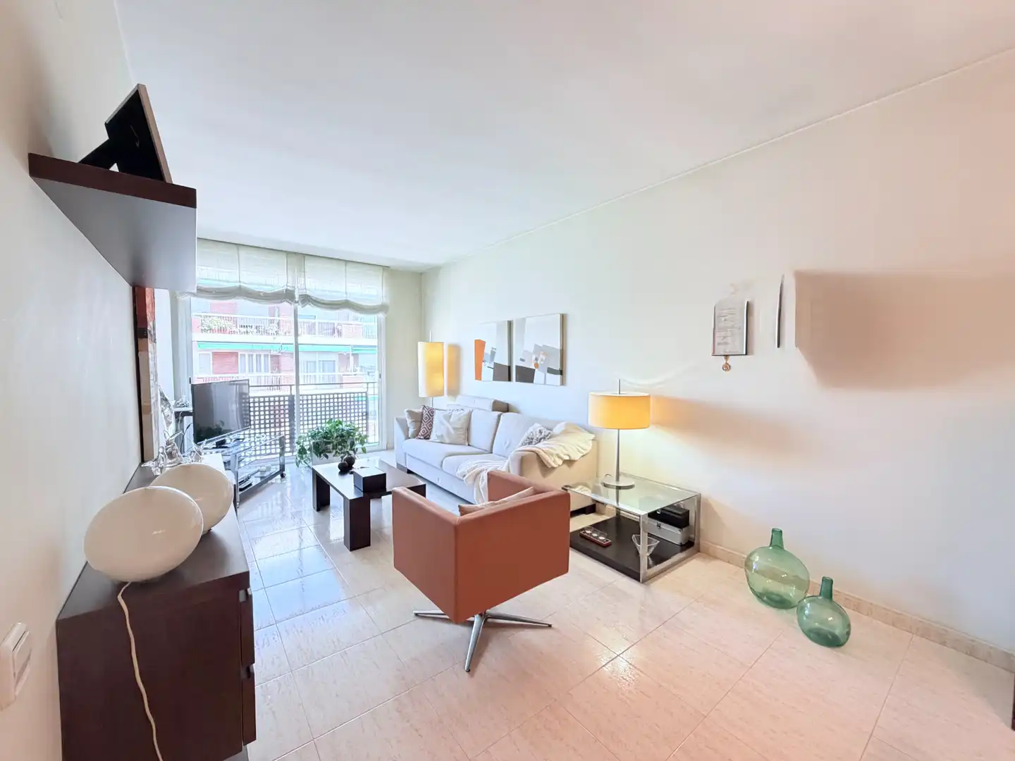 Sala de estar de Ático en venta en Barcelona con Aire acondicionado, Calefacción y Parquet